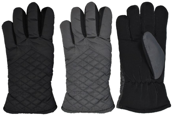 Ladies/Unisex Fleece Lined Leggings - Black, S/M (8-12)