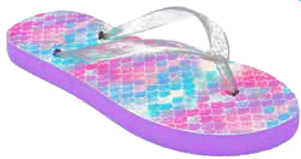 Fruity Rainbow Flip Flops Multi