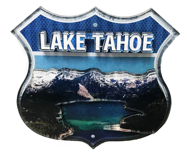 Souvenir Magnet Emerald Bay 3D Resin Lake Tahoe